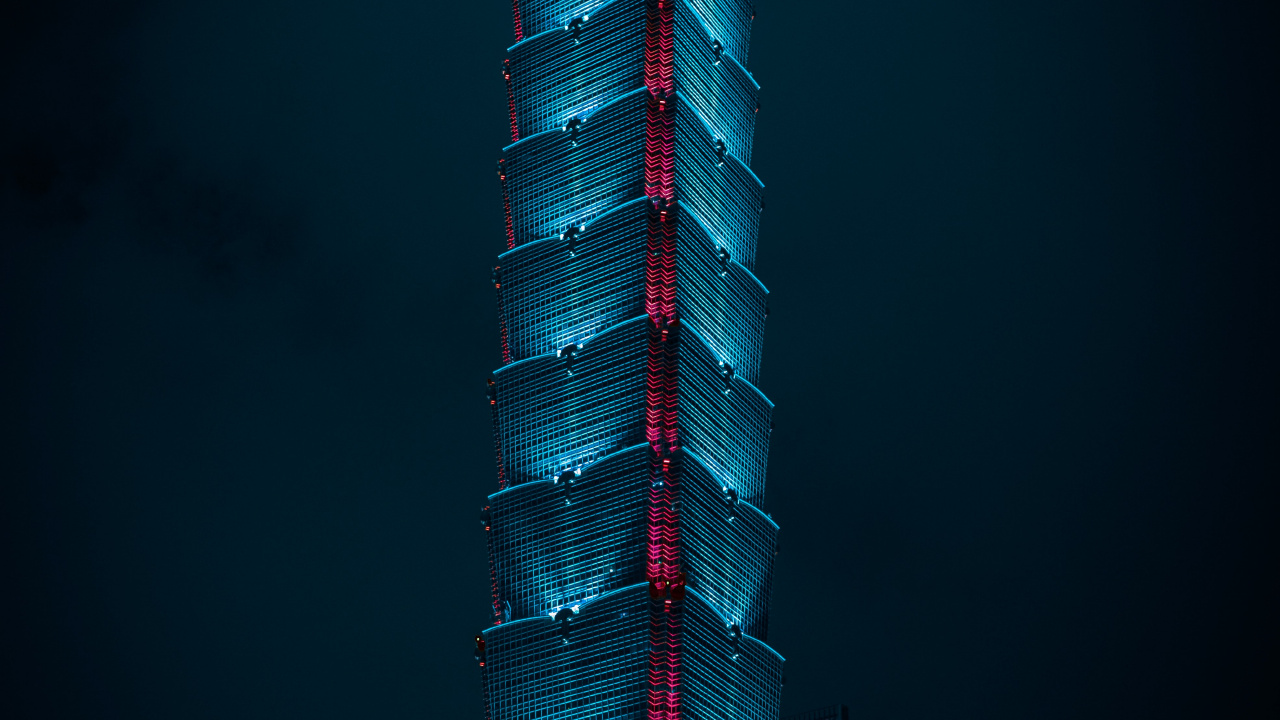 Observatoire de Taipei 101, Gratte-ciel, Bâtiment, Taipei 101, L'empire State Building. Wallpaper in 1280x720 Resolution