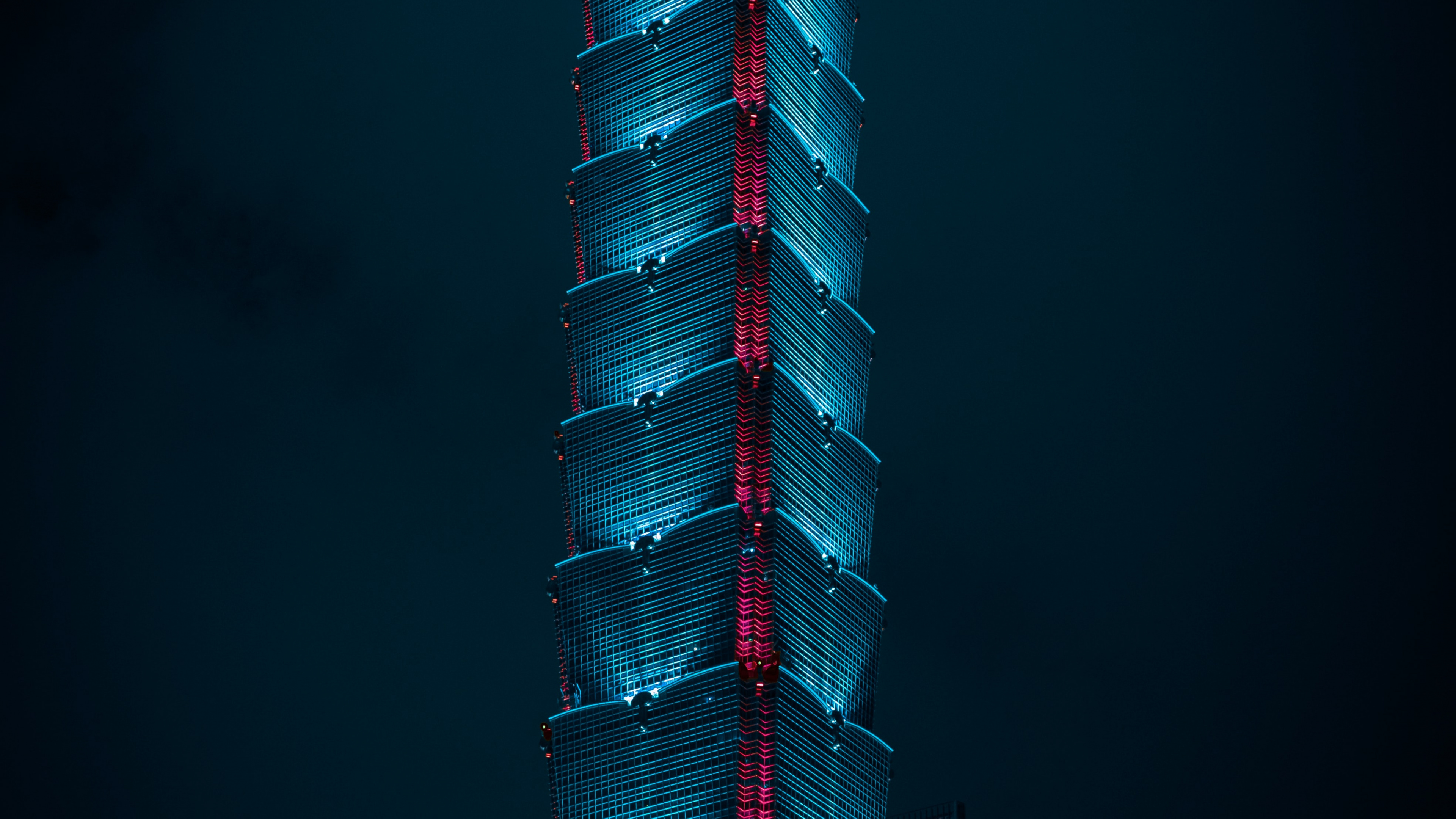 Observatorium Taipei 101, Wolkenkratzer, Gebäude, Tower, Taipei 101. Wallpaper in 3840x2160 Resolution