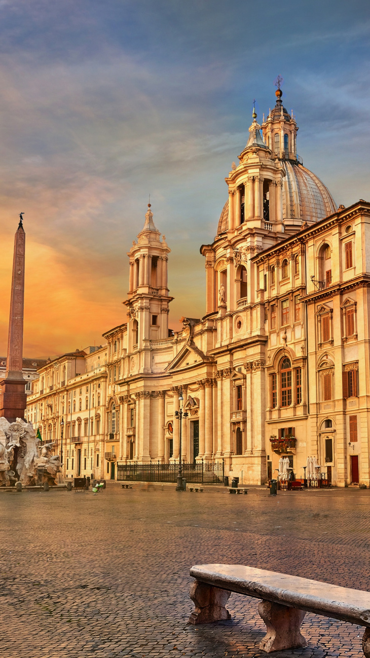 People Walking on Sidewalk Near Brown Concrete Building During Daytime. Wallpaper in 750x1334 Resolution