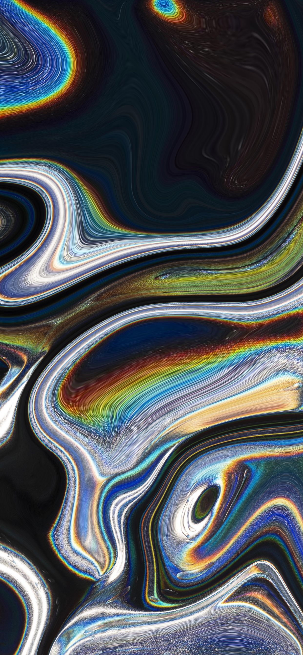 L'art Abstrait, Azure, Liquid, Fluide, Eau. Wallpaper in 1242x2688 Resolution