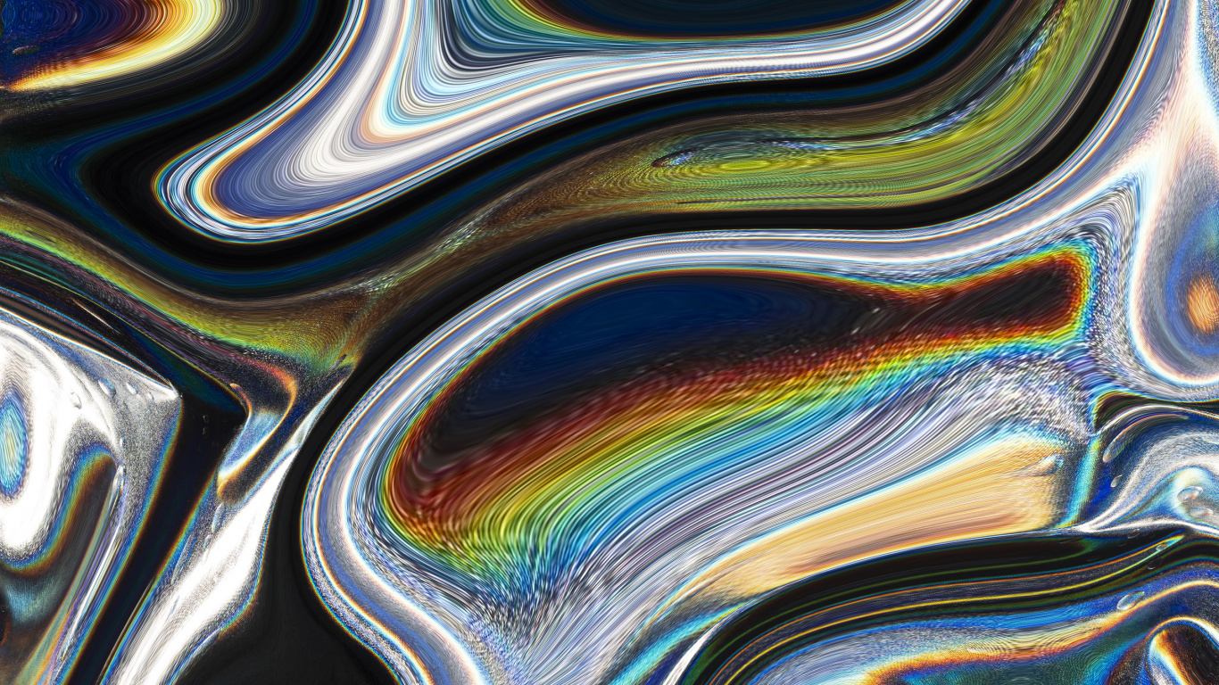 L'art Abstrait, Azure, Liquid, Fluide, Eau. Wallpaper in 1366x768 Resolution