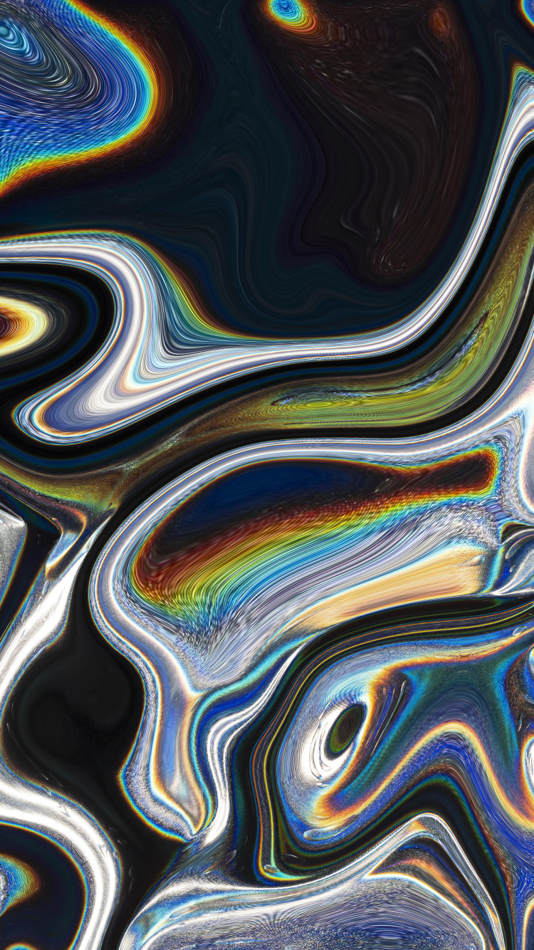 L'art Abstrait, Azure, Liquid, Fluide, Eau. Wallpaper in 750x1334 Resolution