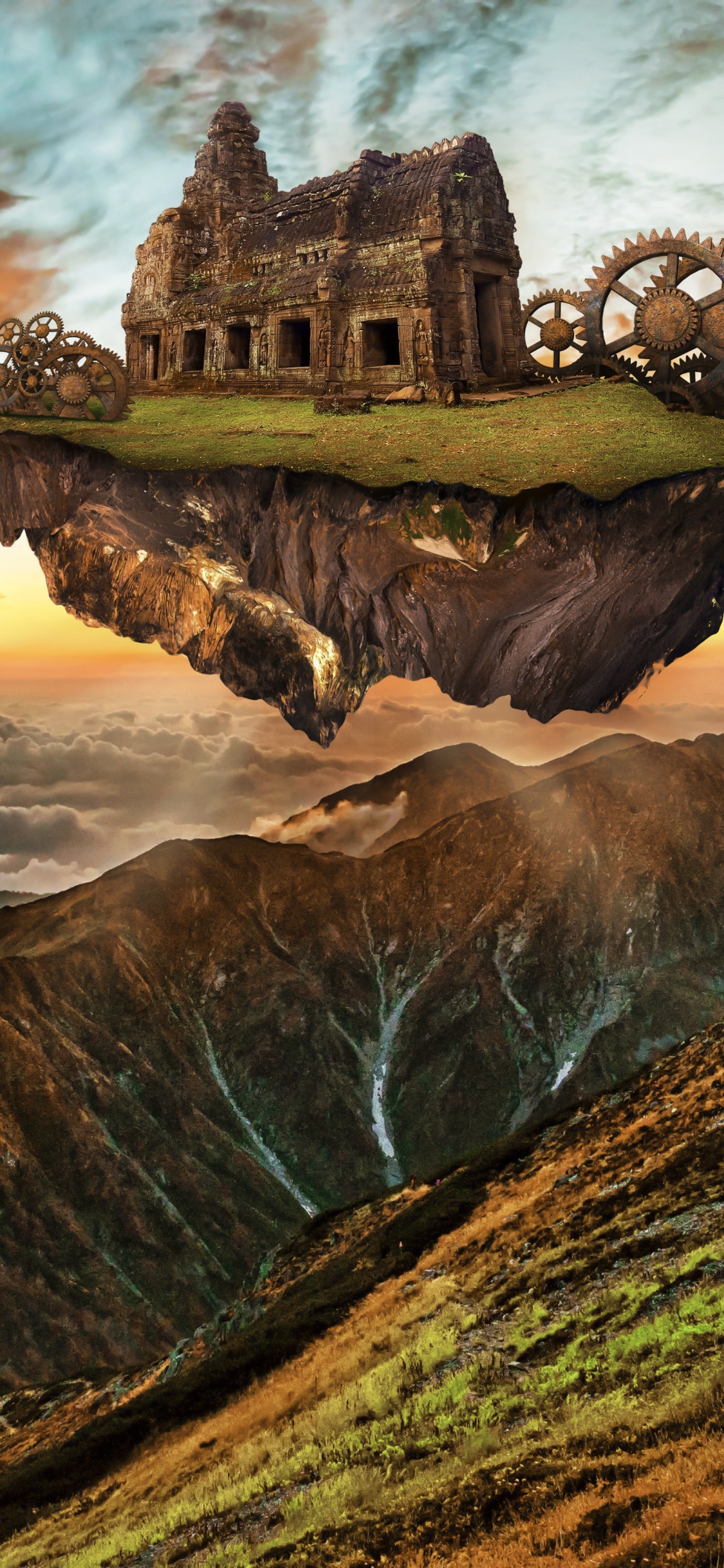 性质, 自然景观, 城堡, 电视, 里程碑 壁纸 1125x2436 允许