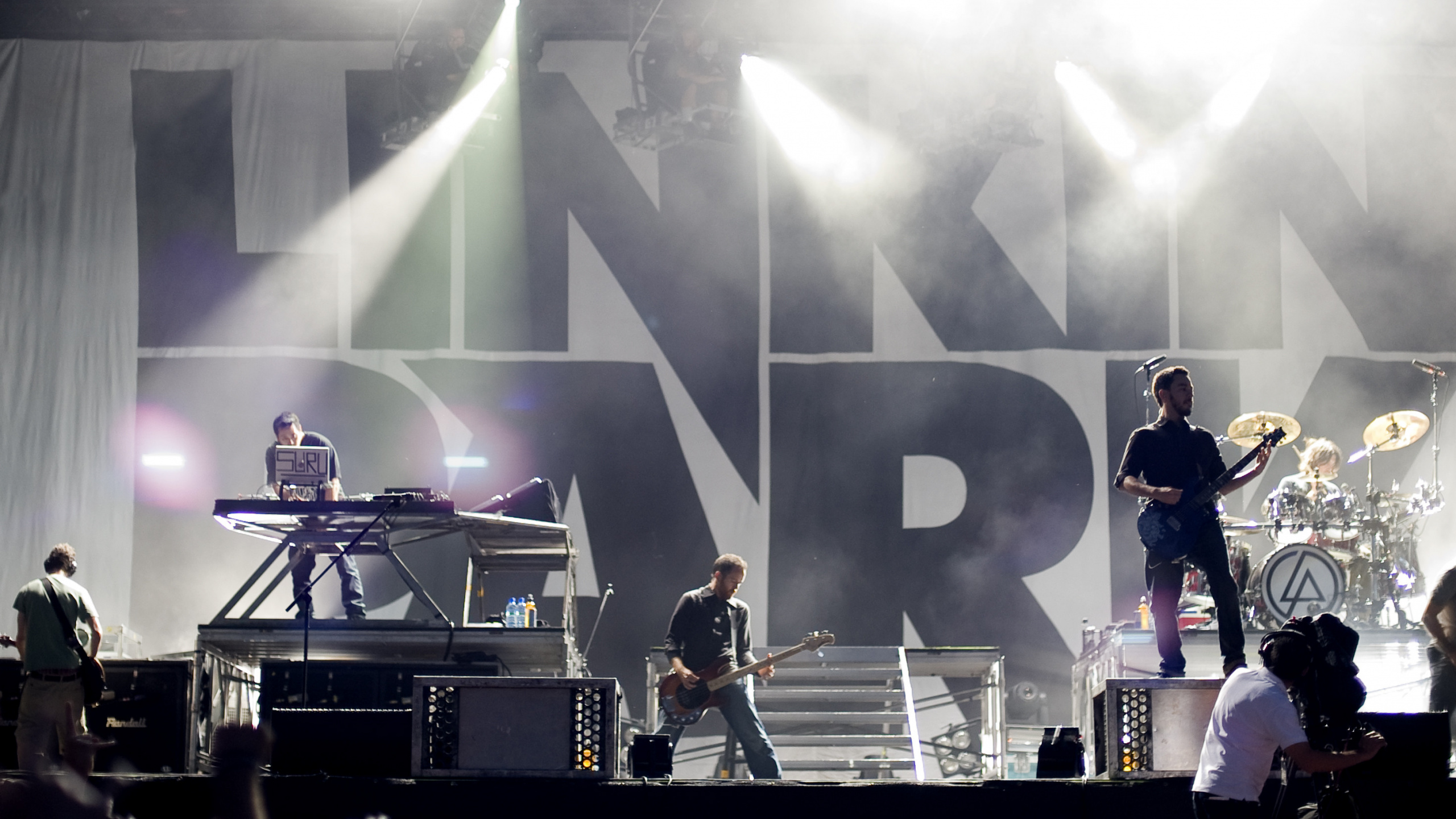 Linkin Park, Rockkonzert, Leistung, Unterhaltung, Konzert. Wallpaper in 2560x1440 Resolution