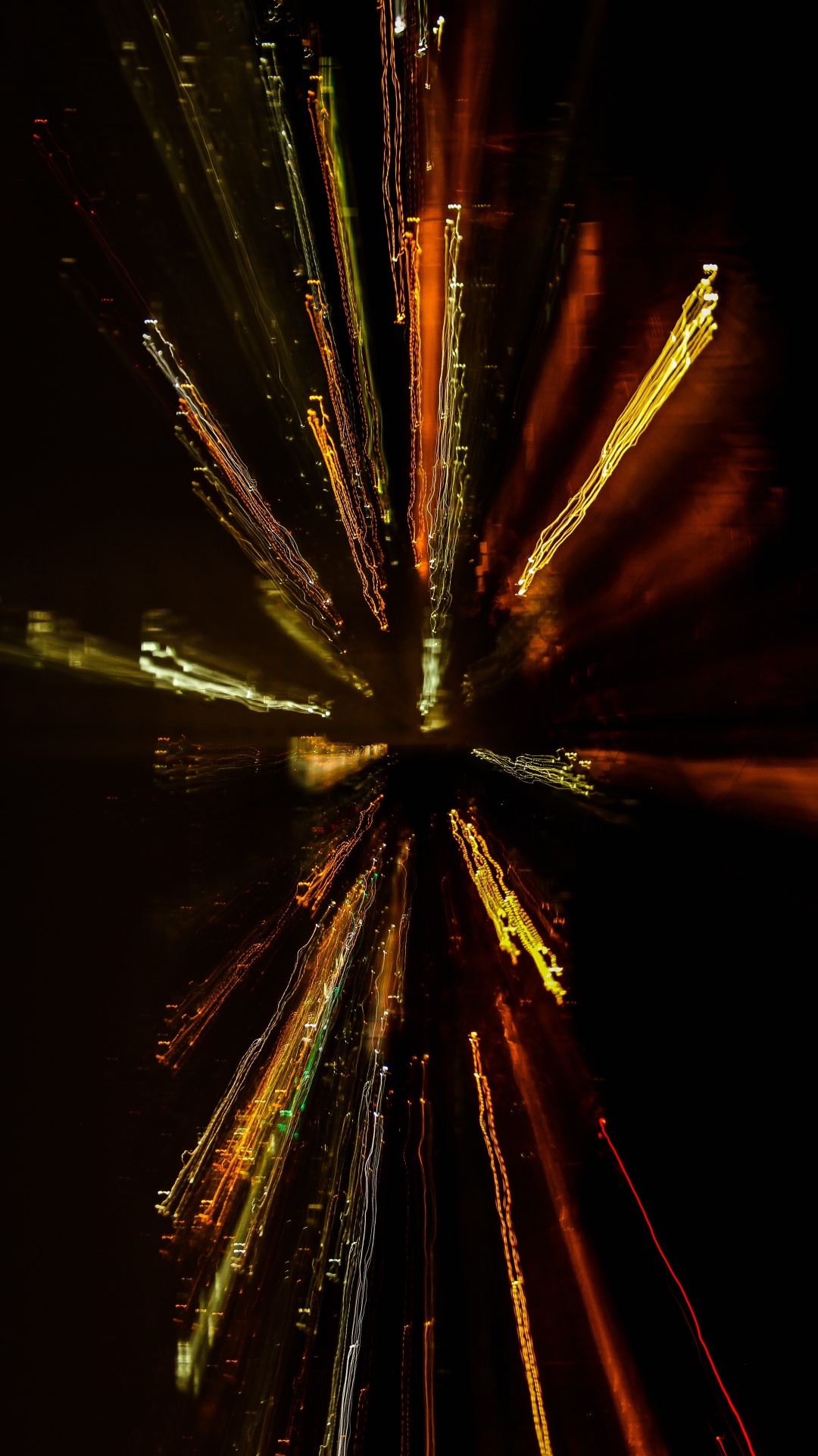 Gelbes Und Weißes Feuerwerk Während Der Nacht. Wallpaper in 1080x1920 Resolution