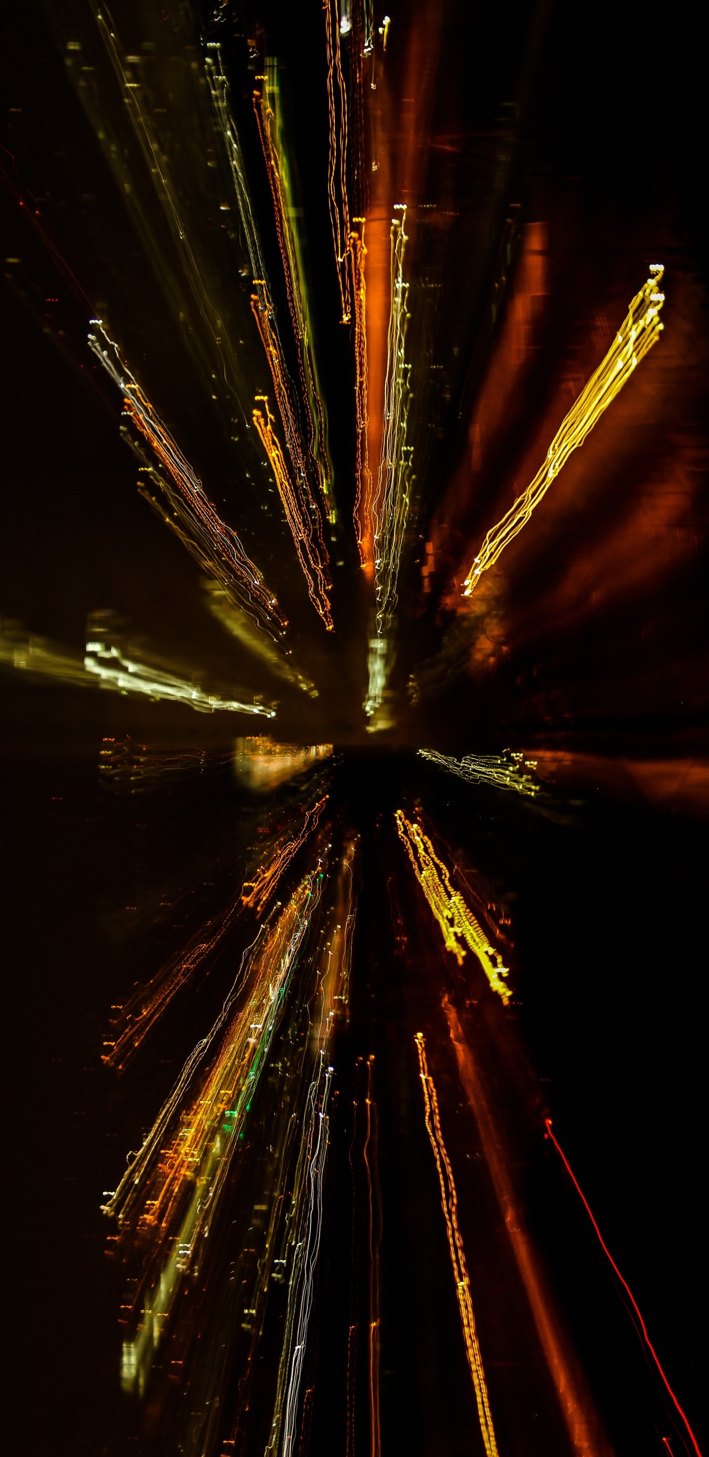 Yellow and White Fireworks During Nighttime. Wallpaper in 1440x2960 Resolution