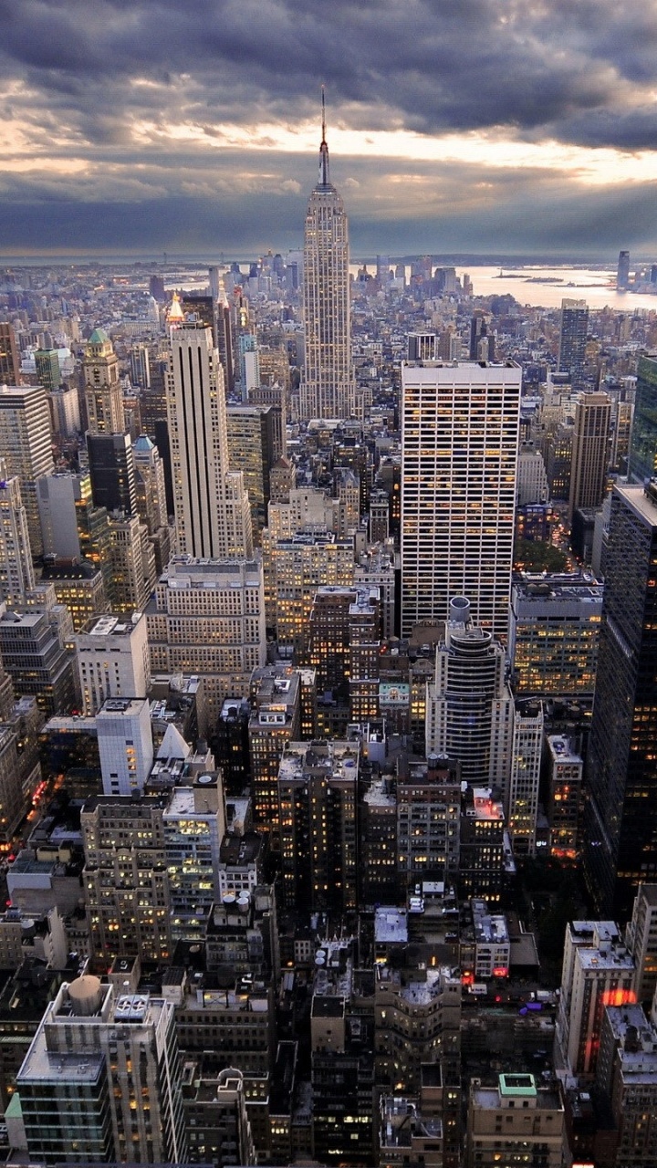 Aerial View of City Buildings During Daytime. Wallpaper in 720x1280 Resolution