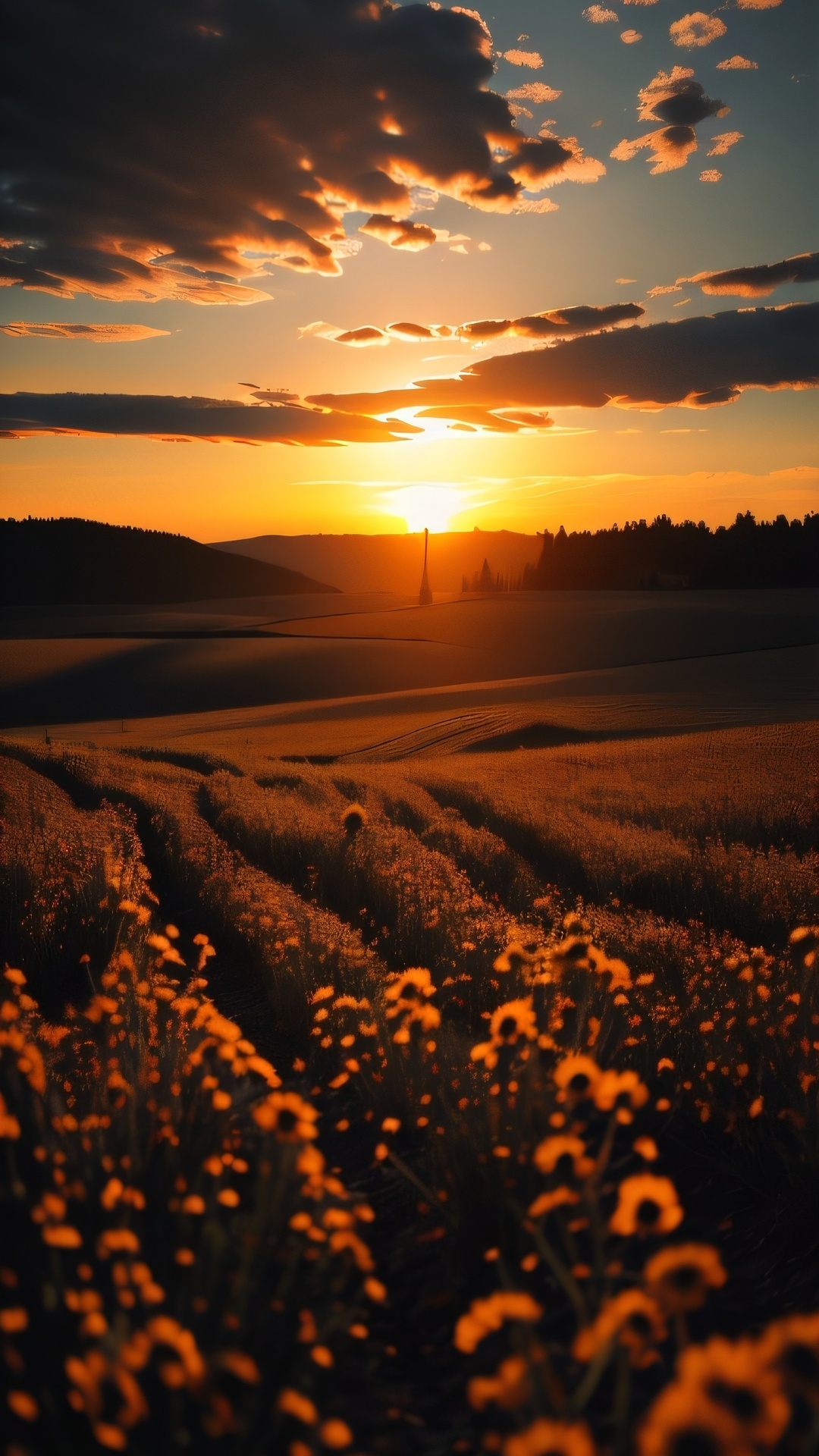 Sunflower, Flower, Cloud, Plant, Daytime. Wallpaper in 1080x1920 Resolution