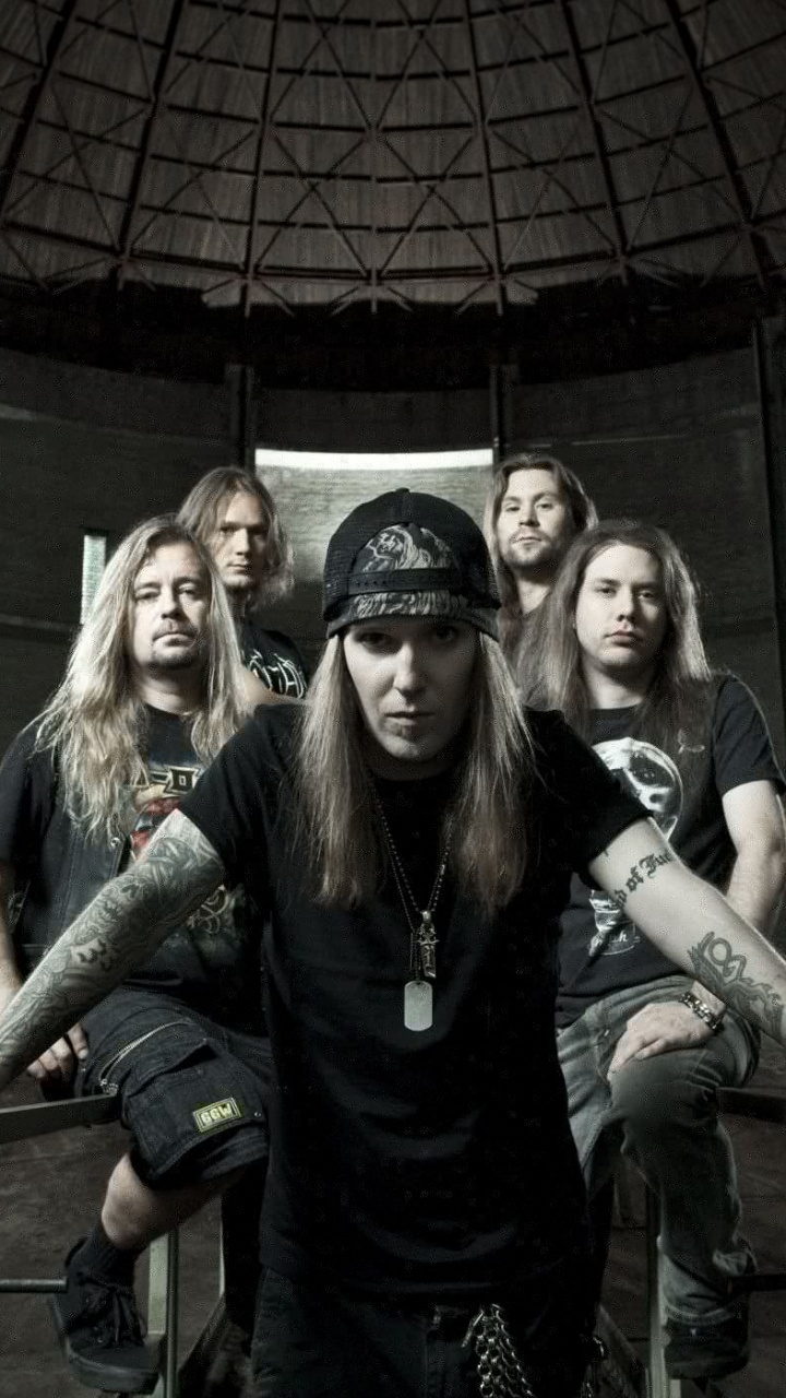 Children of Bodom, Alexi Laiho, Obscurité, Minuit. Wallpaper in 720x1280 Resolution