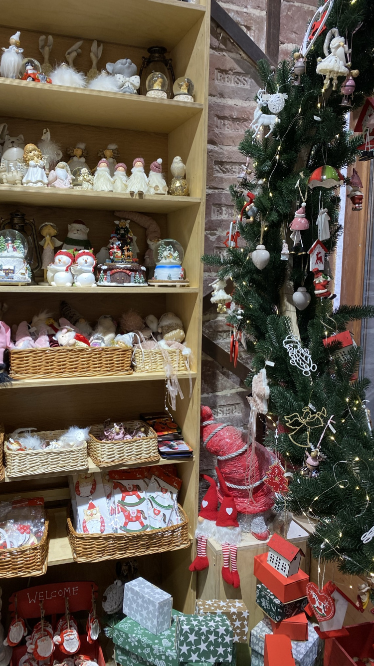 Christmas Decoration, Christmas Day, Holiday, Shelf, Shelving. Wallpaper in 750x1334 Resolution