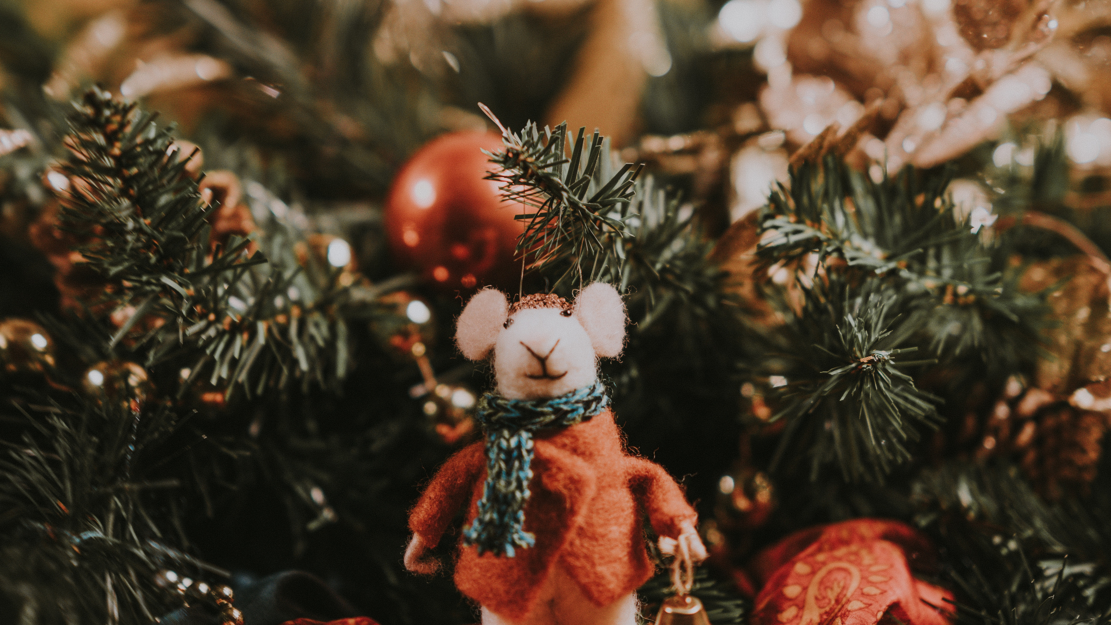 Christmas Day, Christmas Ornament, Christmas Decoration, Christmas Tree, New Year. Wallpaper in 3840x2160 Resolution