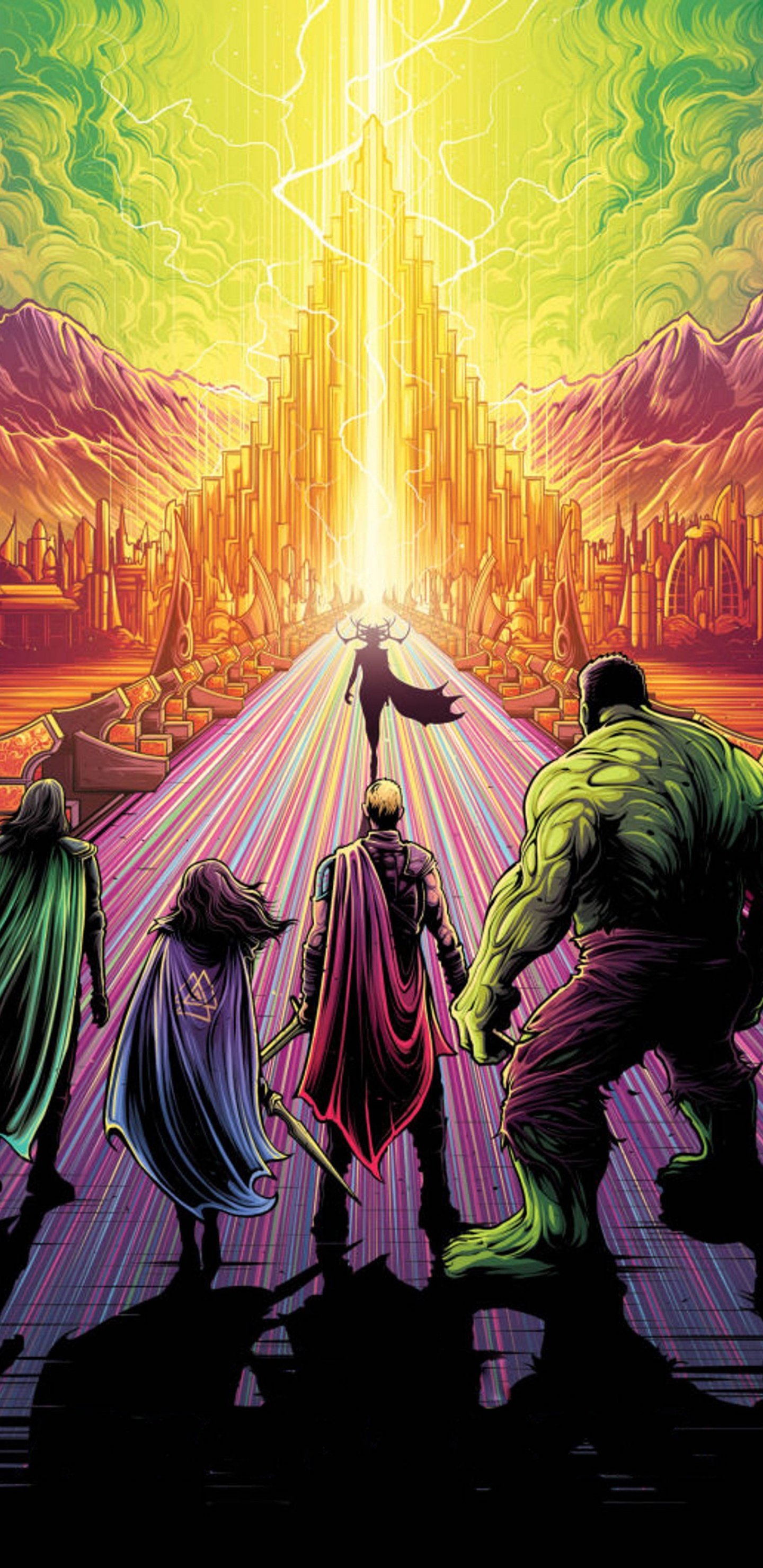 Thor Ragnarok Art, Thor Ragnarok, Chris Hemsworth, Poster, Art. Wallpaper in 1440x2960 Resolution