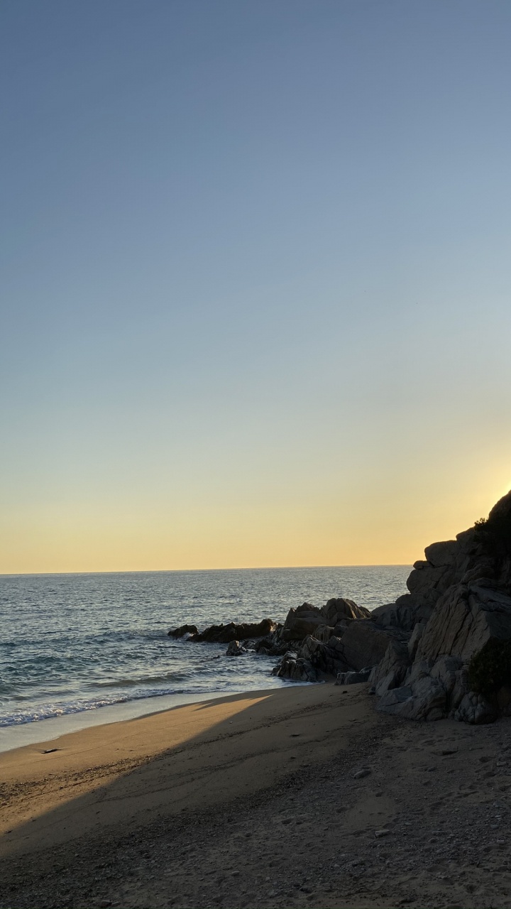 大海, 海岸, 岸边, 地平线, 地形 壁纸 720x1280 允许