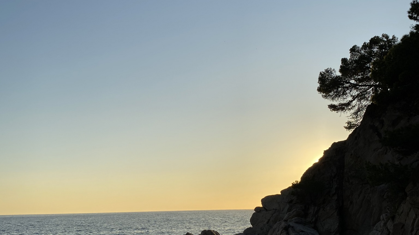 Sea, Water, Coast, Shore, Rock. Wallpaper in 1366x768 Resolution