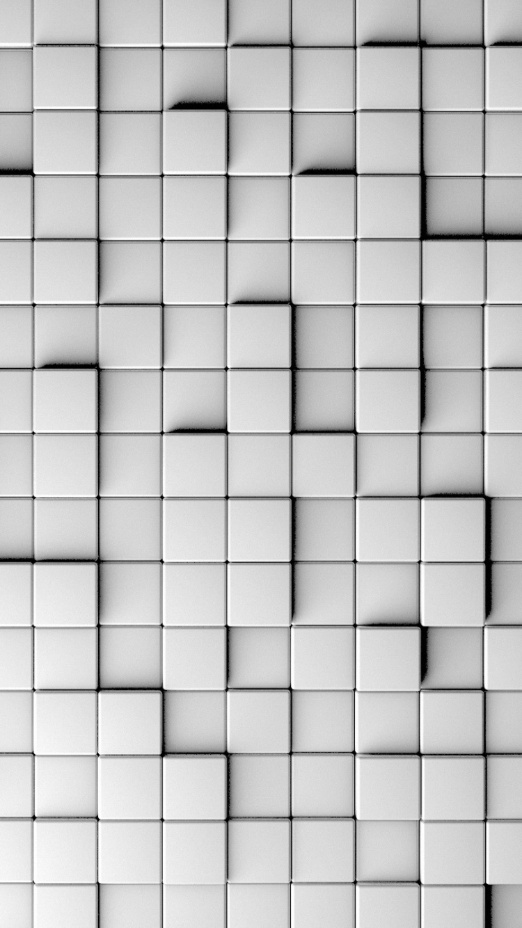 White and Black Checkered Textile. Wallpaper in 750x1334 Resolution