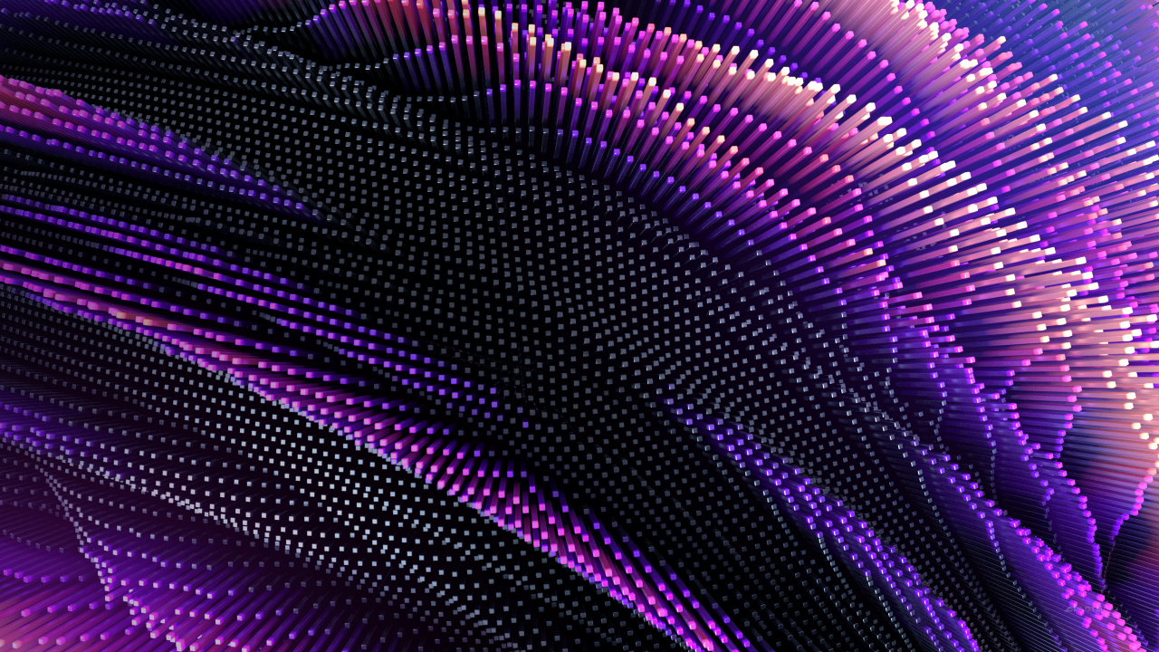 Purple and Black Abstract Painting. Wallpaper in 1280x720 Resolution