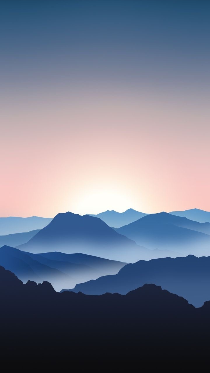 Atmosphère, Afterglow, Azure, Paysage Naturel, Lever. Wallpaper in 720x1280 Resolution