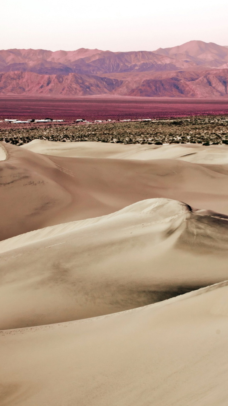 White Sand Field During Daytime. Wallpaper in 750x1334 Resolution