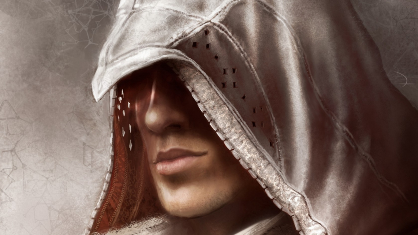 Assassins Creed 2 Konzeptkunst, Assassins Creed II, Assassins Creed, Assassins Creed Brotherhood, Ezio Auditore. Wallpaper in 1366x768 Resolution