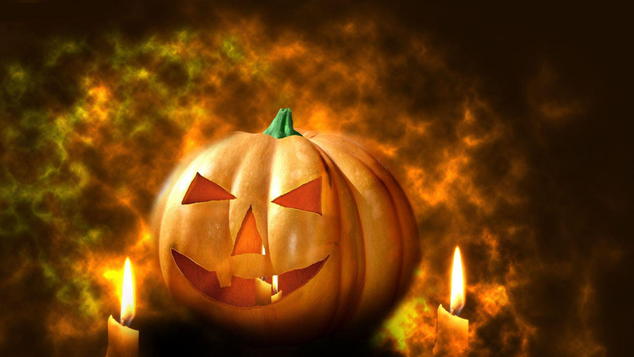 Calabaza, 南瓜, 雕刻, 冬南瓜, 万圣节 壁纸 1280x720 允许