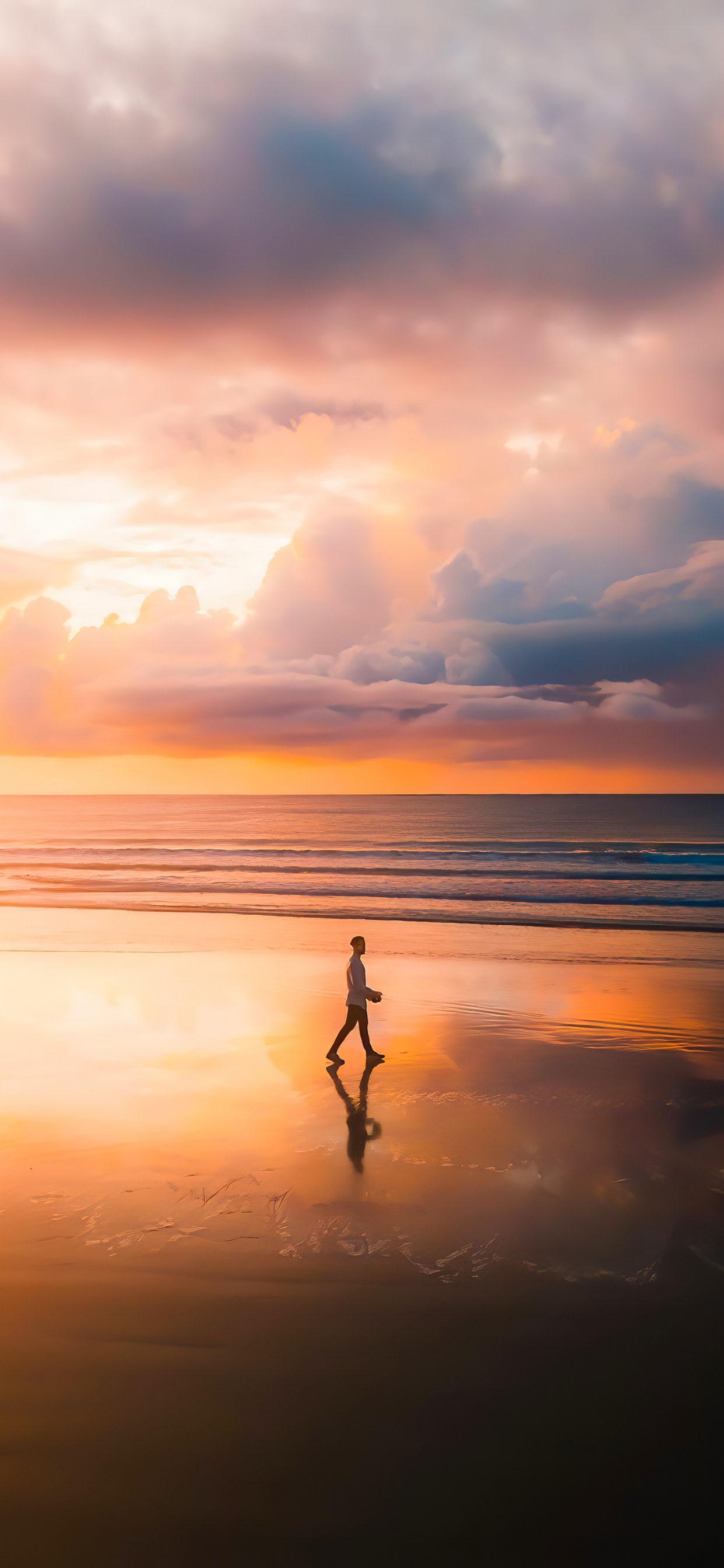 Water, Cloud, Atmosphere, Afterglow, People in Nature. Wallpaper in 1242x2688 Resolution