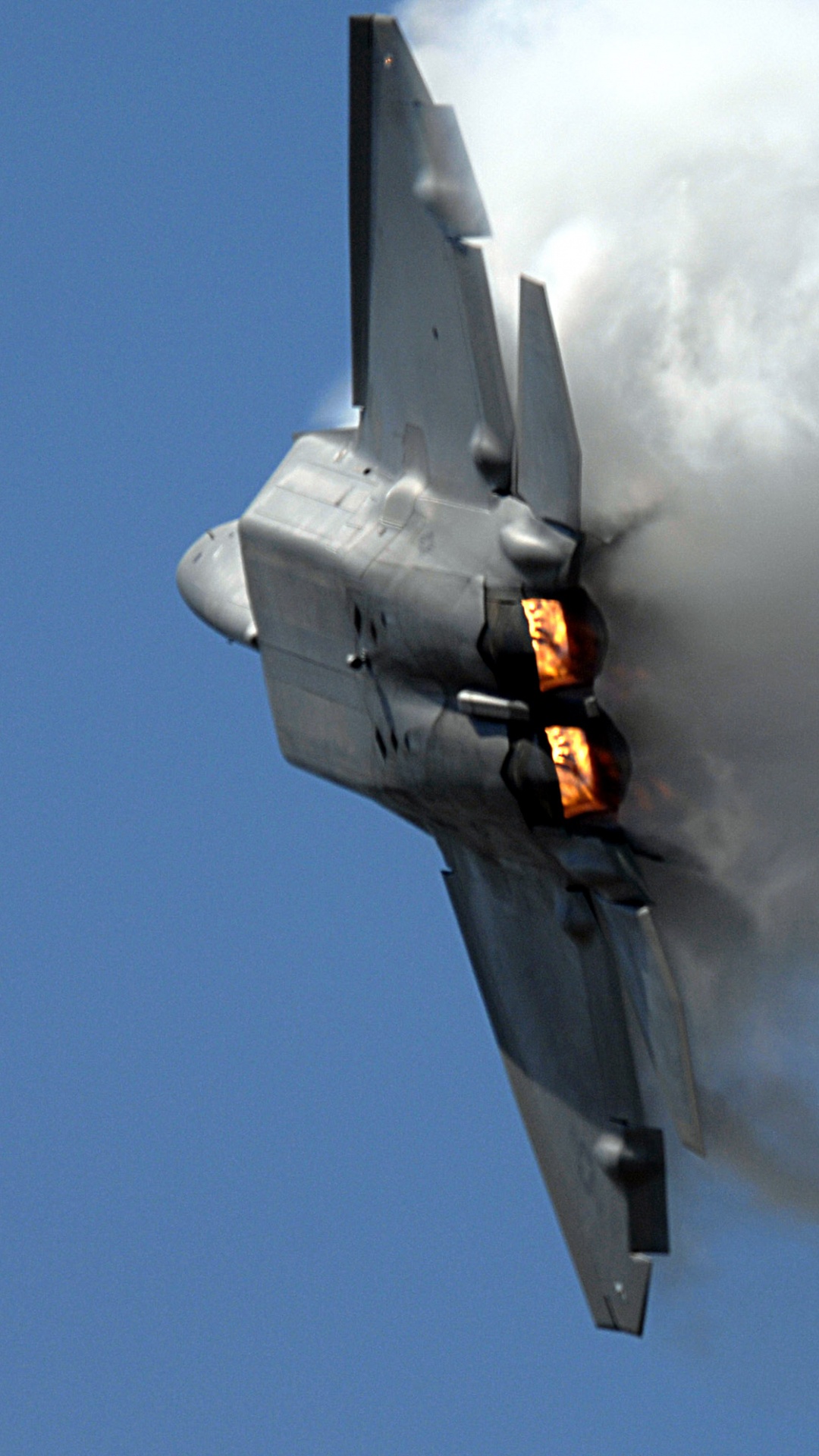 Black Jet Plane Under White Clouds During Daytime. Wallpaper in 1080x1920 Resolution