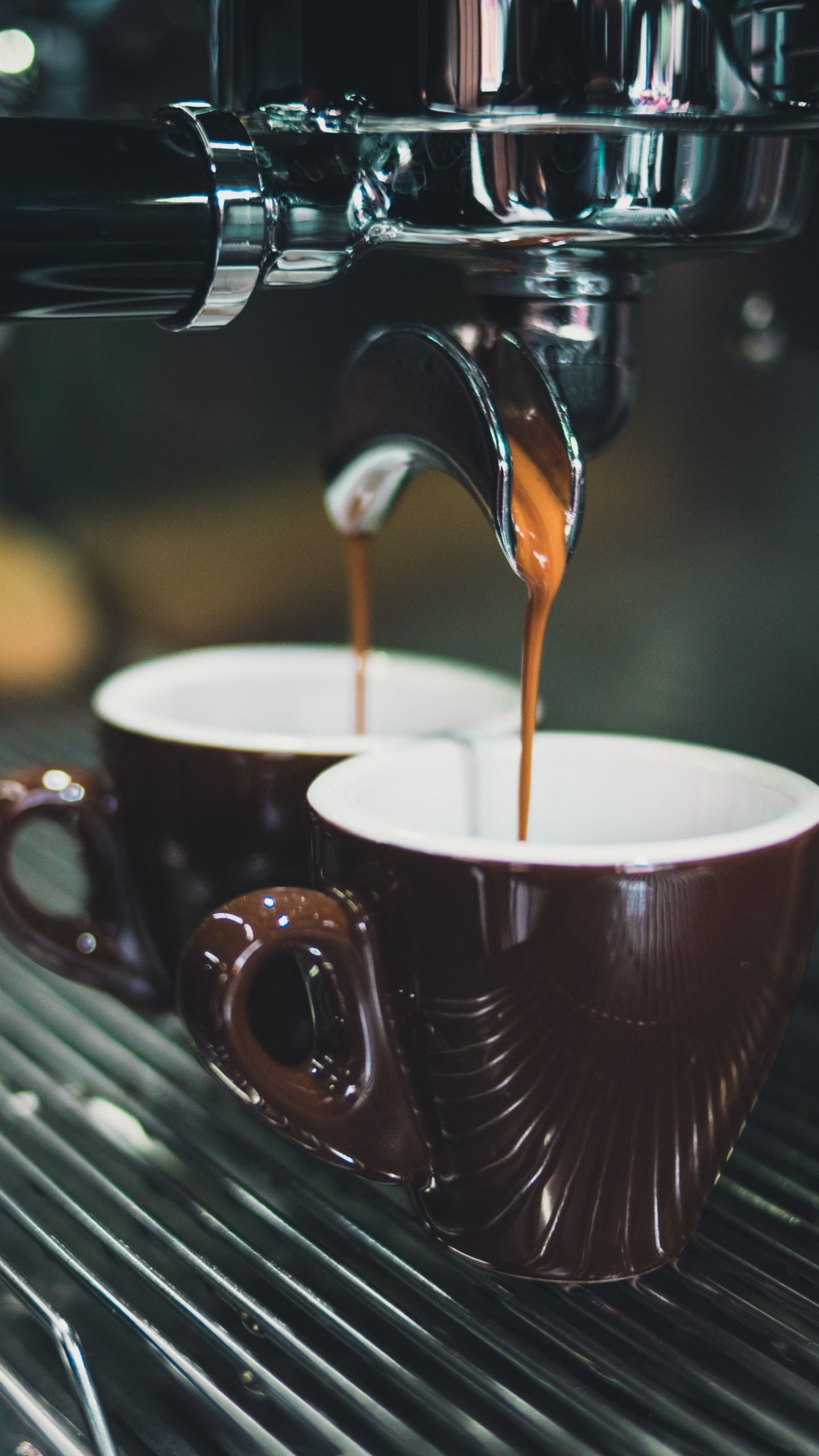 Black and White Espresso Machine. Wallpaper in 1440x2560 Resolution