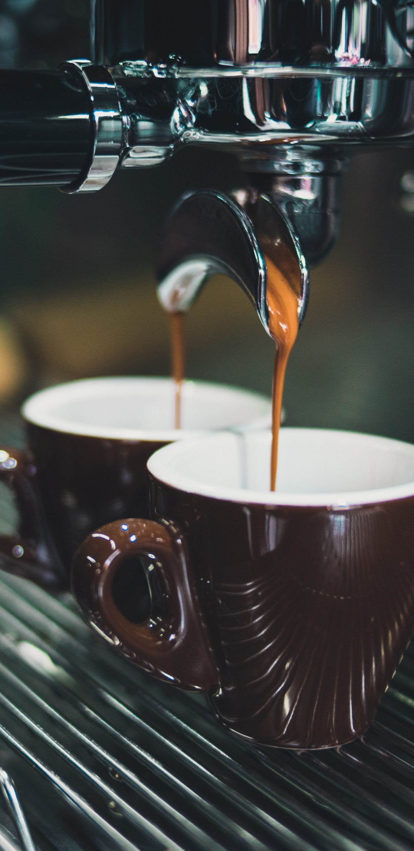 Black and White Espresso Machine. Wallpaper in 1440x2960 Resolution