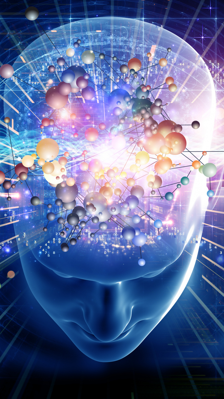 Mind, Space, Fractal Art, World, Graphics. Wallpaper in 750x1334 Resolution