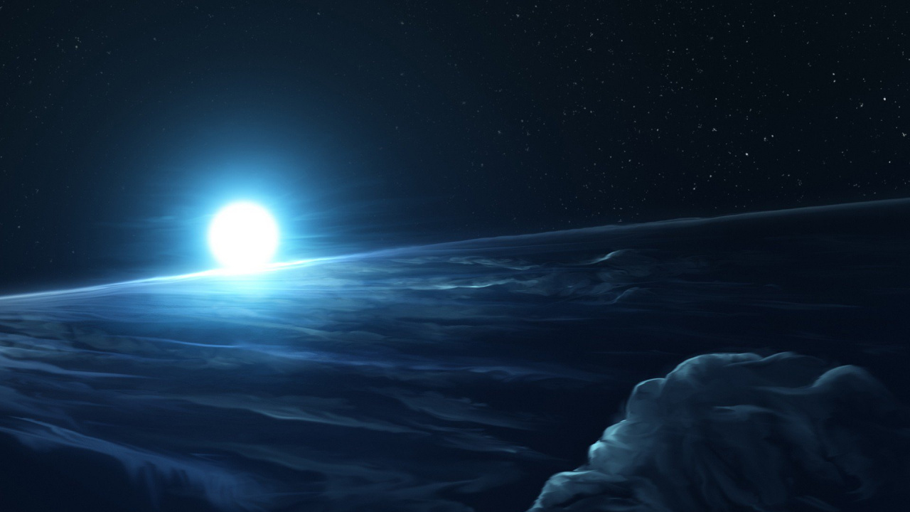 Montagne Couverte de Neige Pendant la Nuit. Wallpaper in 1280x720 Resolution