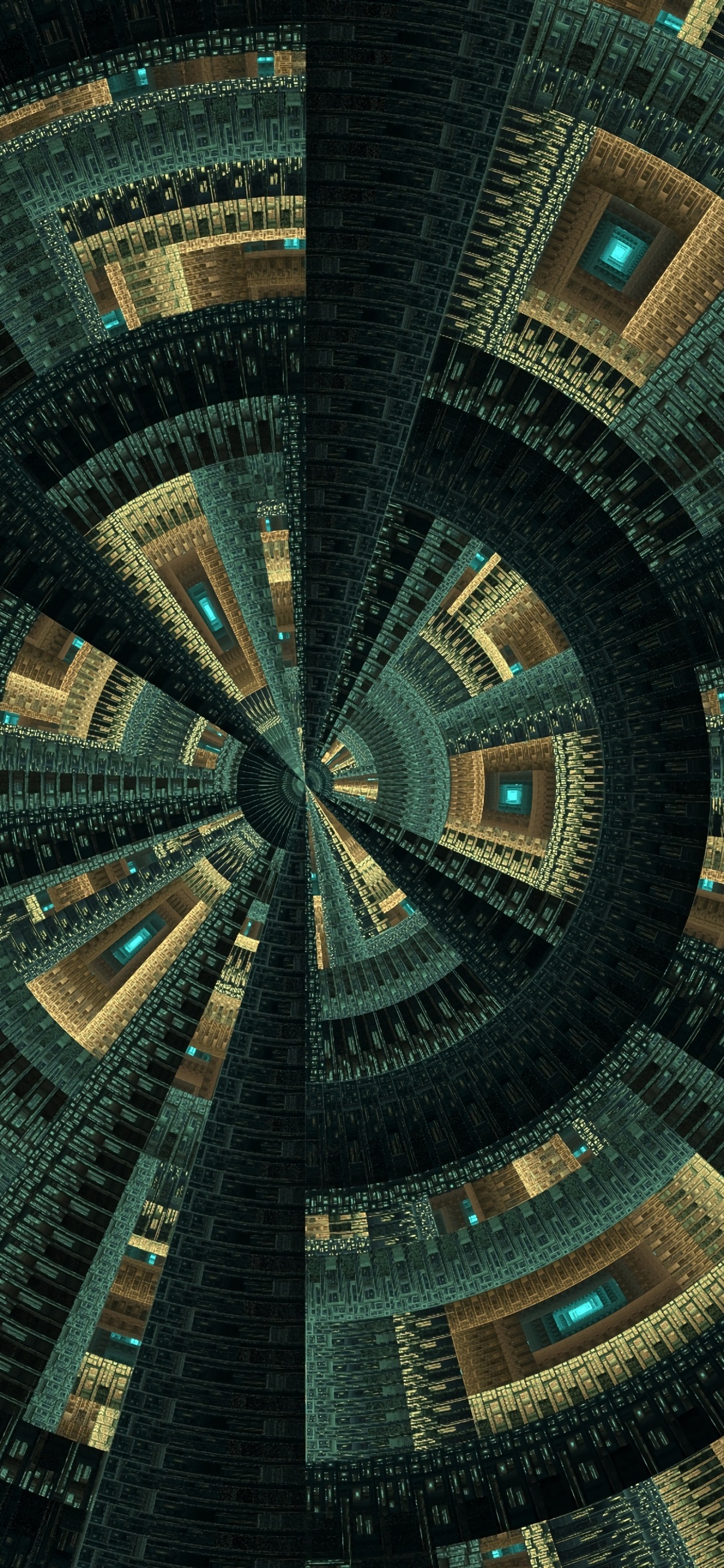 Black and Brown Round Ceiling. Wallpaper in 1242x2688 Resolution