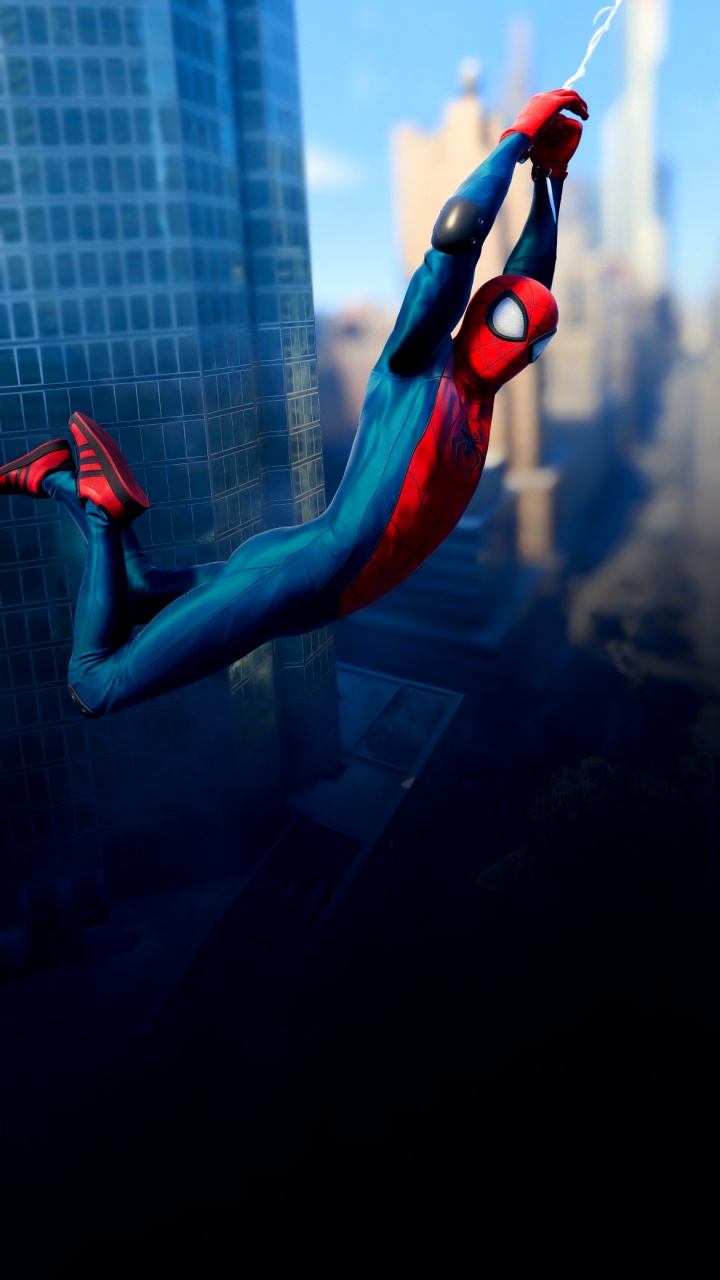 Spider-man, Marvels Spider-man Miles Morales, Design, Cloud, Human Body. Wallpaper in 720x1280 Resolution