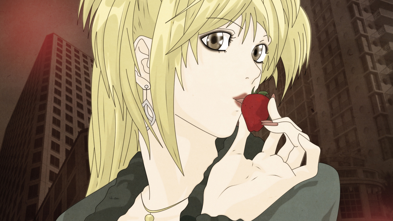 Personaje de Anime Femenino de Pelo Amarillo. Wallpaper in 1366x768 Resolution