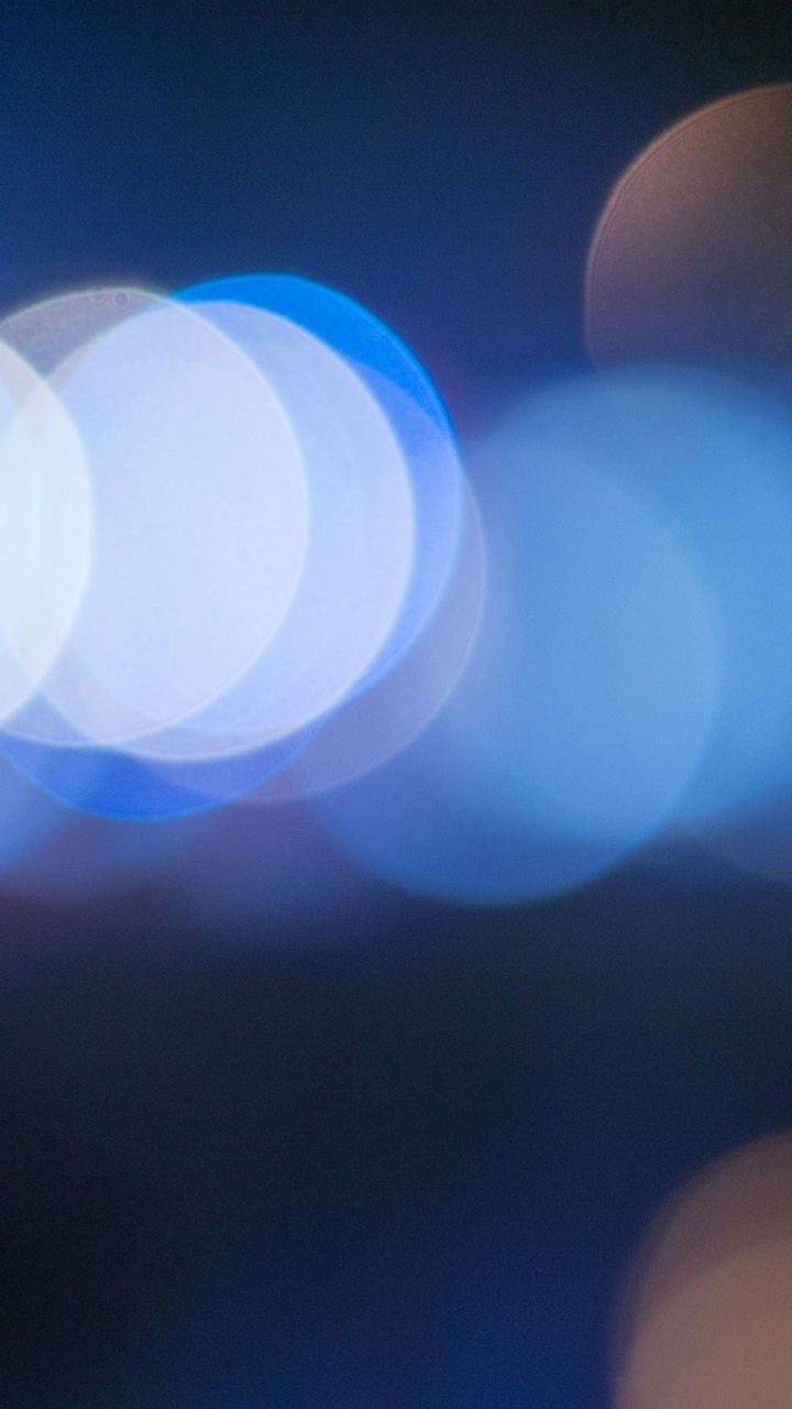 Luces Bokeh Naranjas y Blancas. Wallpaper in 720x1280 Resolution