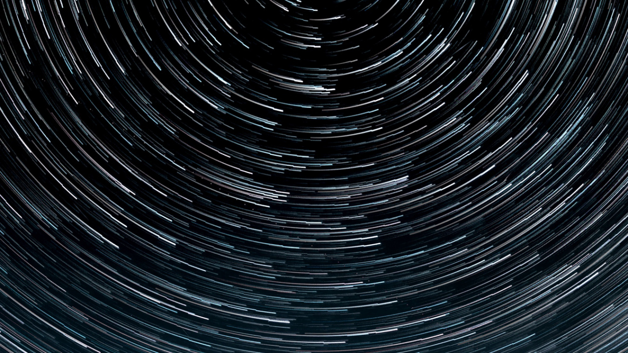 Étoiles à Longue Exposition, Chemin Des Étoiles, L'astrophotographie, Eau, White. Wallpaper in 1280x720 Resolution