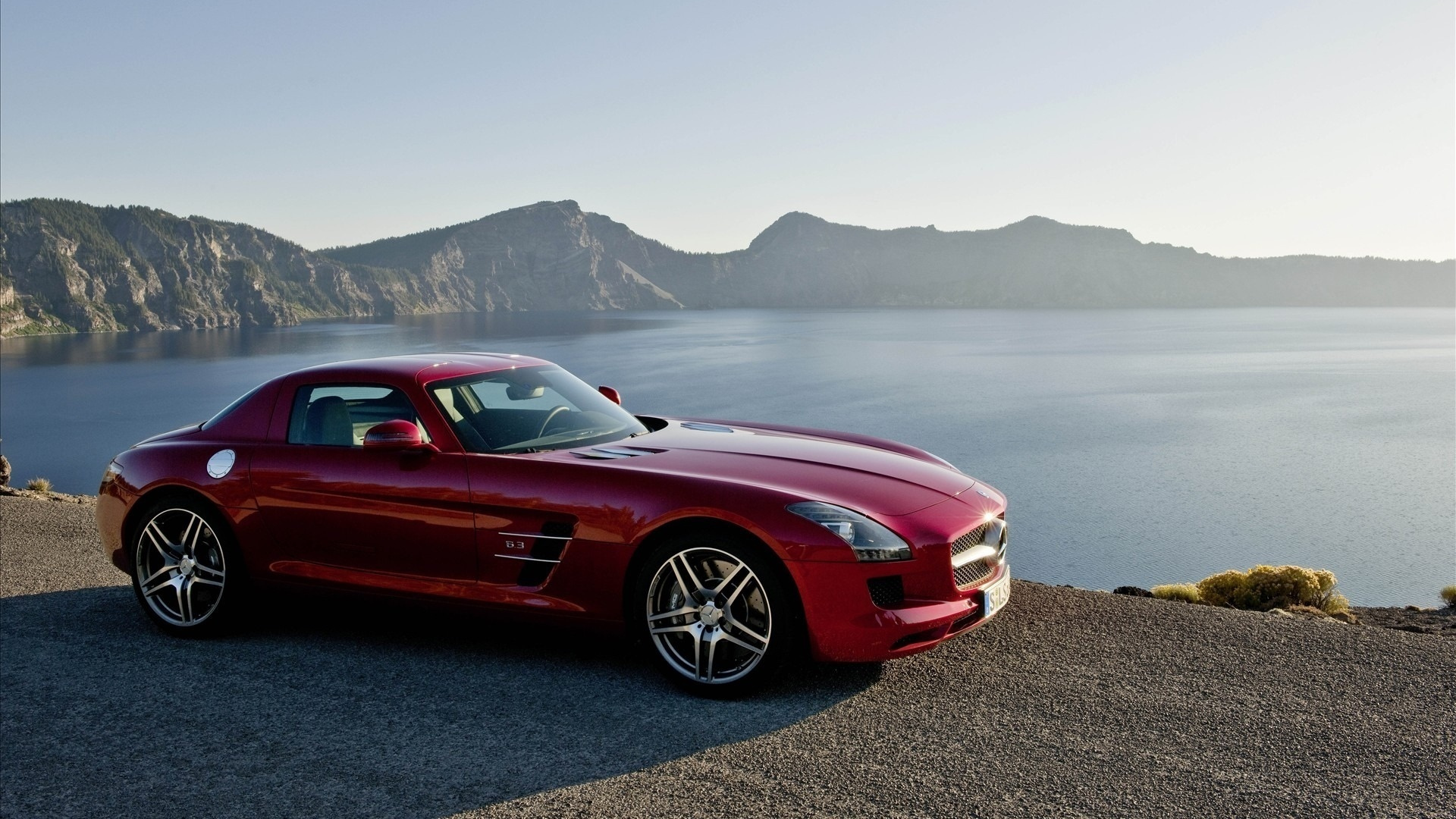 Red Chevrolet Camaro on Beach During Daytime. Wallpaper in 1920x1080 Resolution