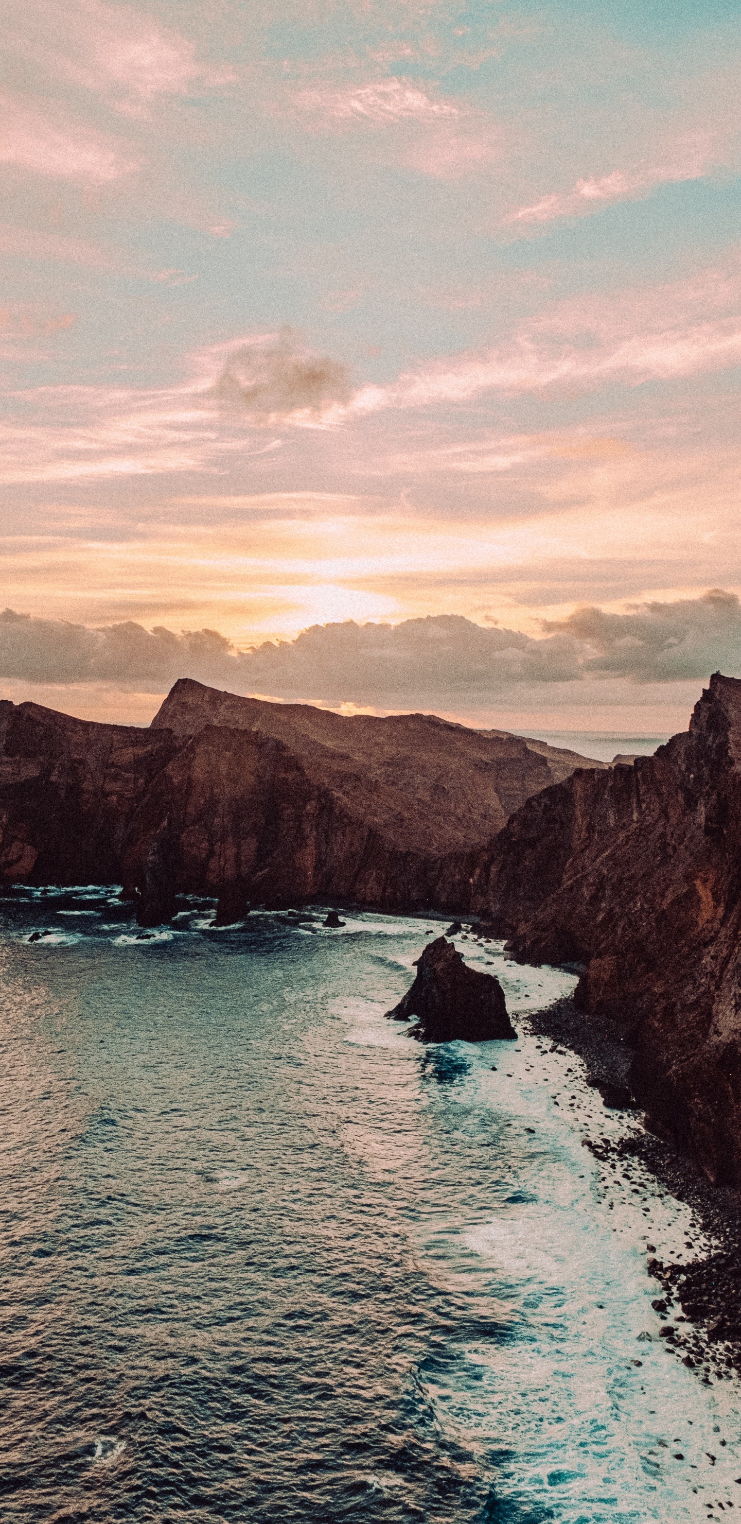 Sea, Water, Cloud, Water Resources, Natural Landscape. Wallpaper in 1440x2960 Resolution