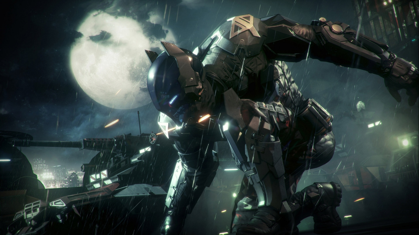Arkham Knight, Batman-arkham Knight, Batman, Rocksteady Studios, Vogelscheuche. Wallpaper in 1366x768 Resolution