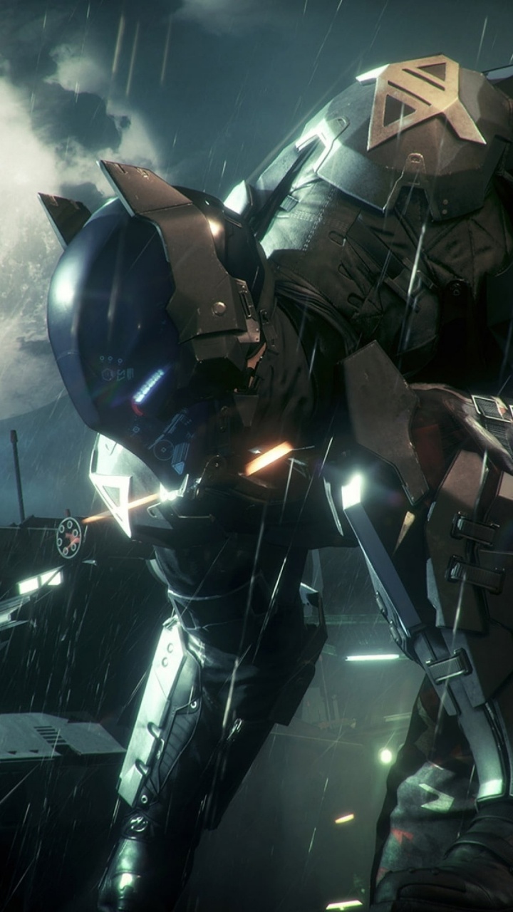 Arkham Knight, Batman-arkham Knight, Batman, Rocksteady Studios, Vogelscheuche. Wallpaper in 720x1280 Resolution