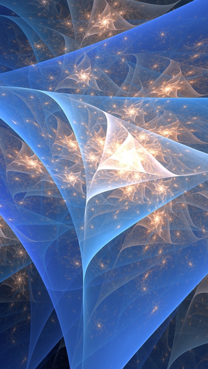 Blue and White Light in The Forest. Wallpaper in 720x1280 Resolution