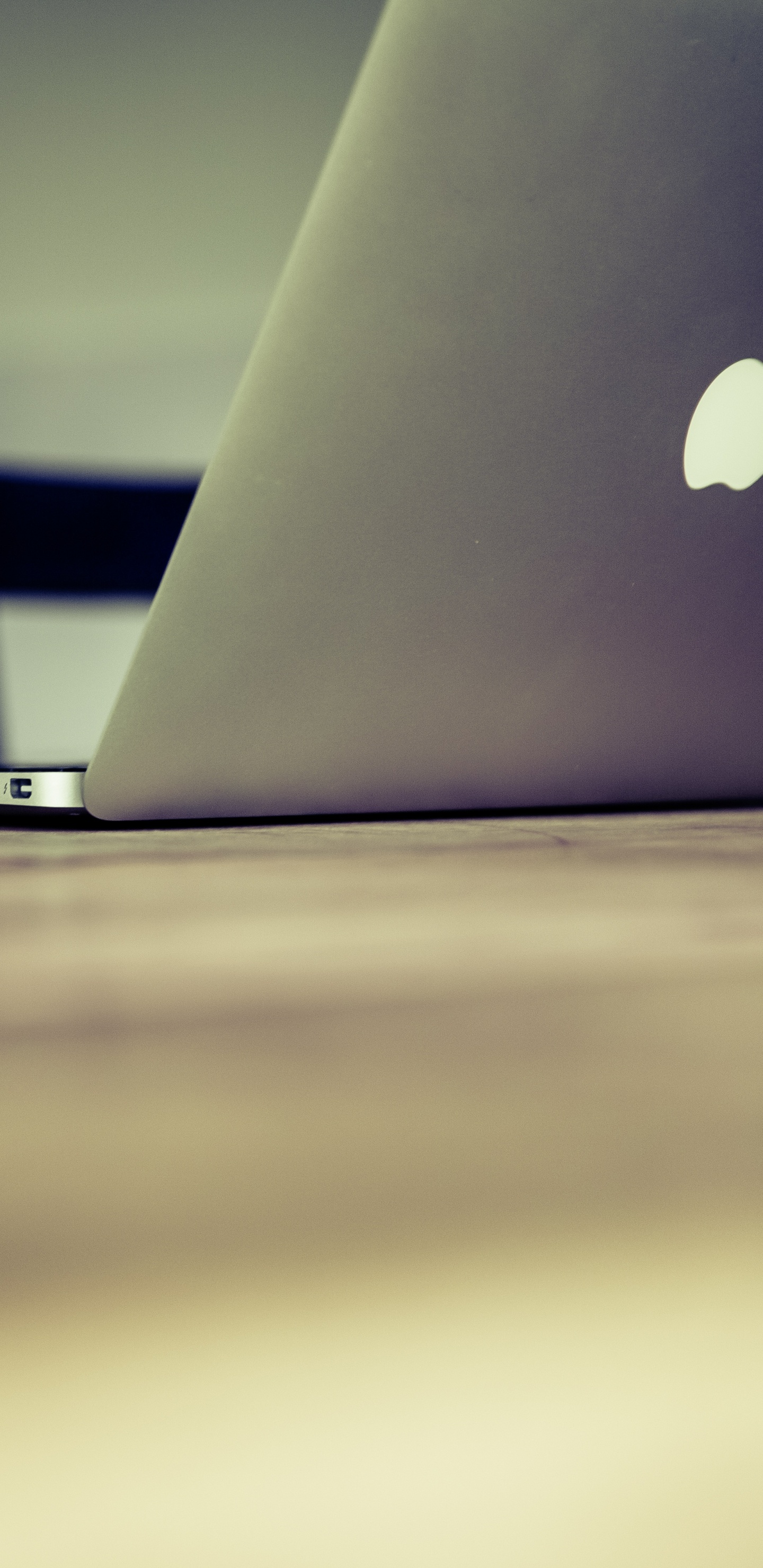 Apple Magic Mouse on Brown Wooden Table. Wallpaper in 1440x2960 Resolution