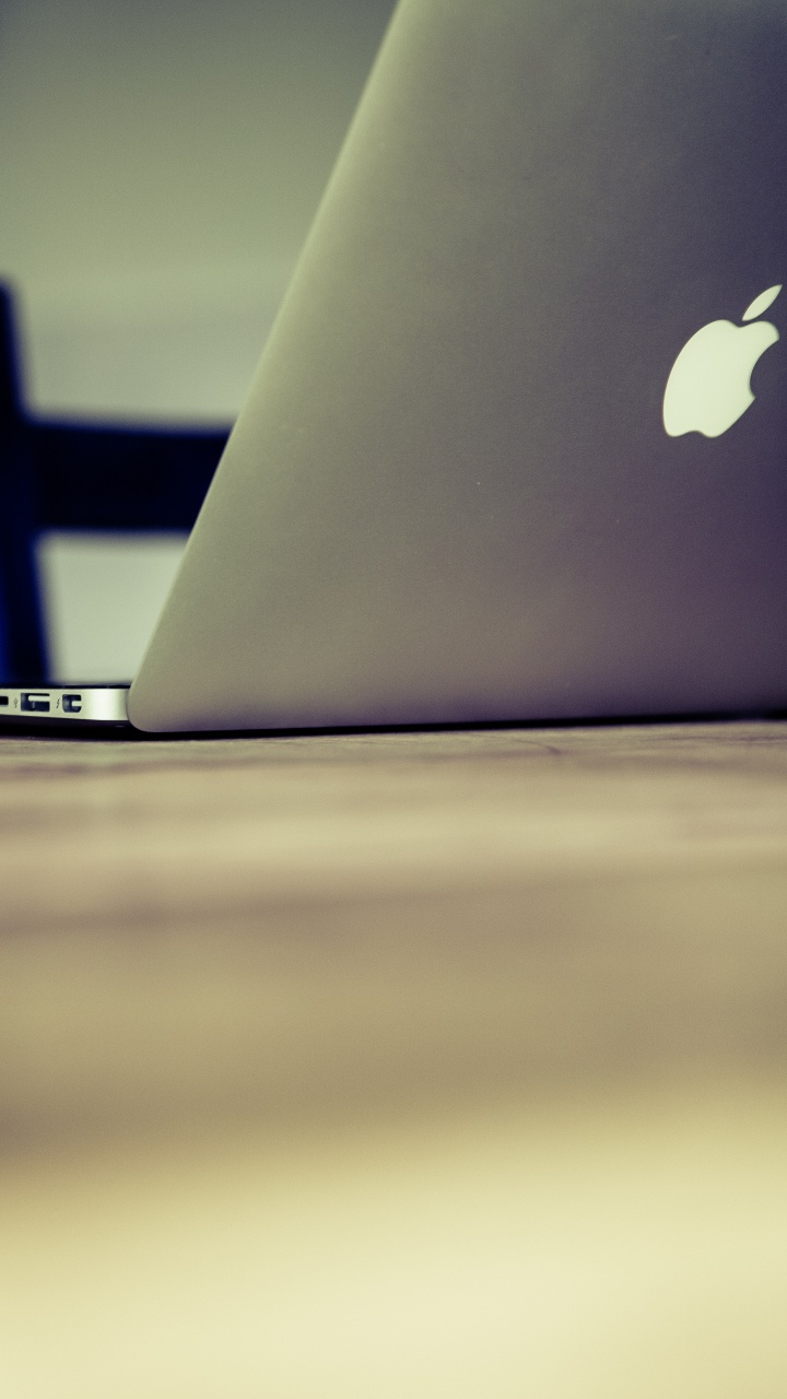 Apple Magic Mouse on Brown Wooden Table. Wallpaper in 720x1280 Resolution