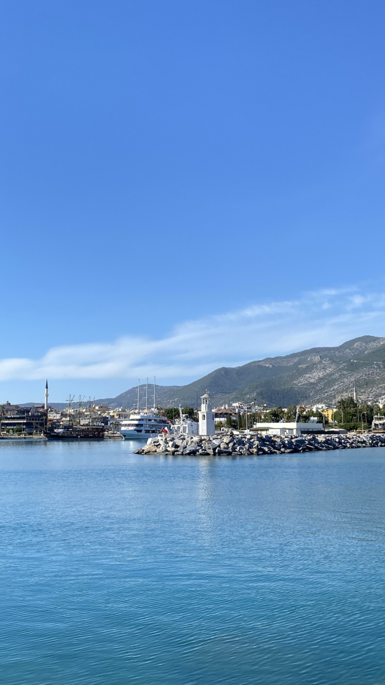 Meer, Wasser, Cloud, See, Bank. Wallpaper in 750x1334 Resolution