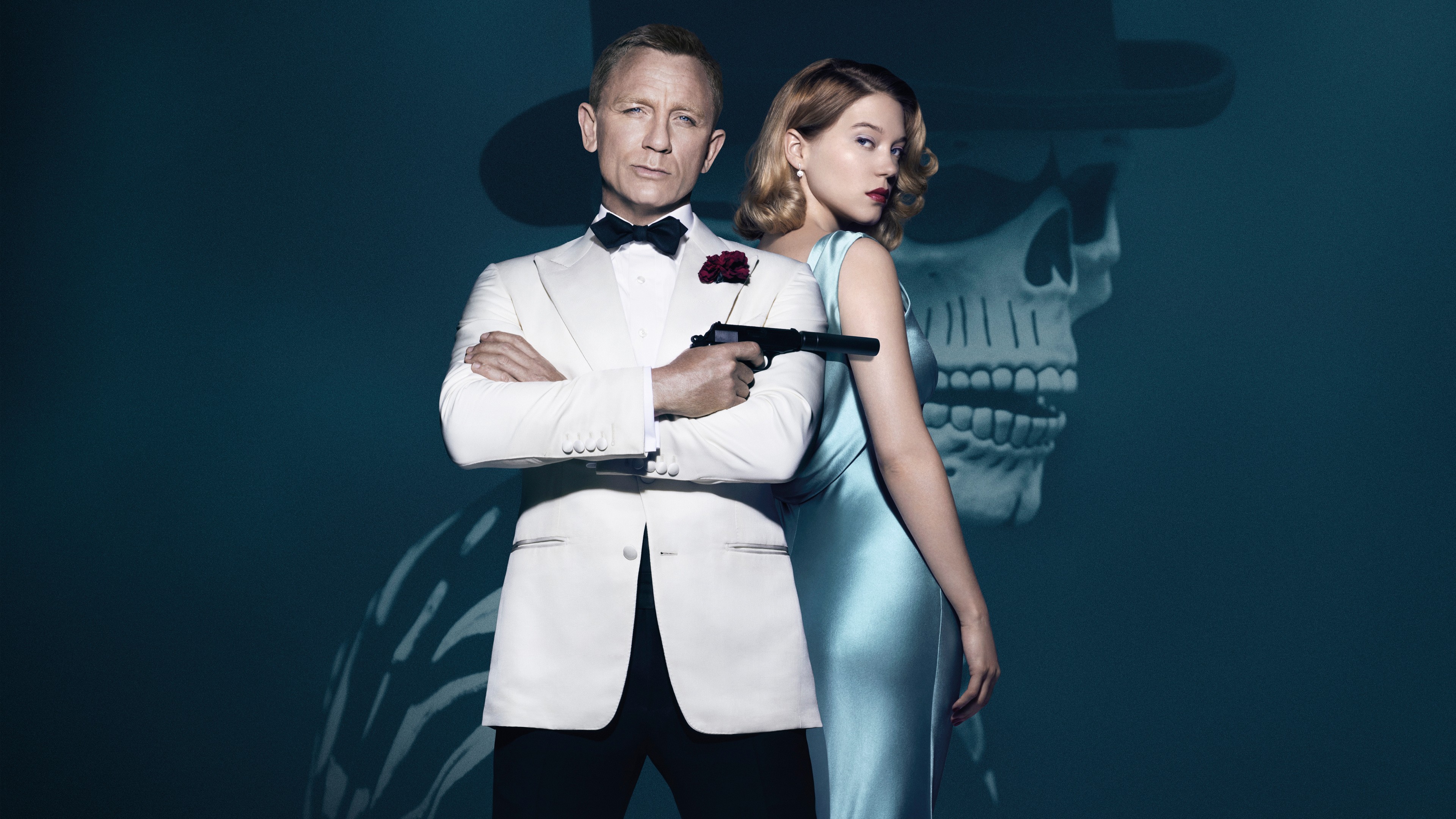 Spectre de James Bond, Daniel Craig, la Seydoux, Spectre, Pas le Temps de Mourir. Wallpaper in 3840x2160 Resolution