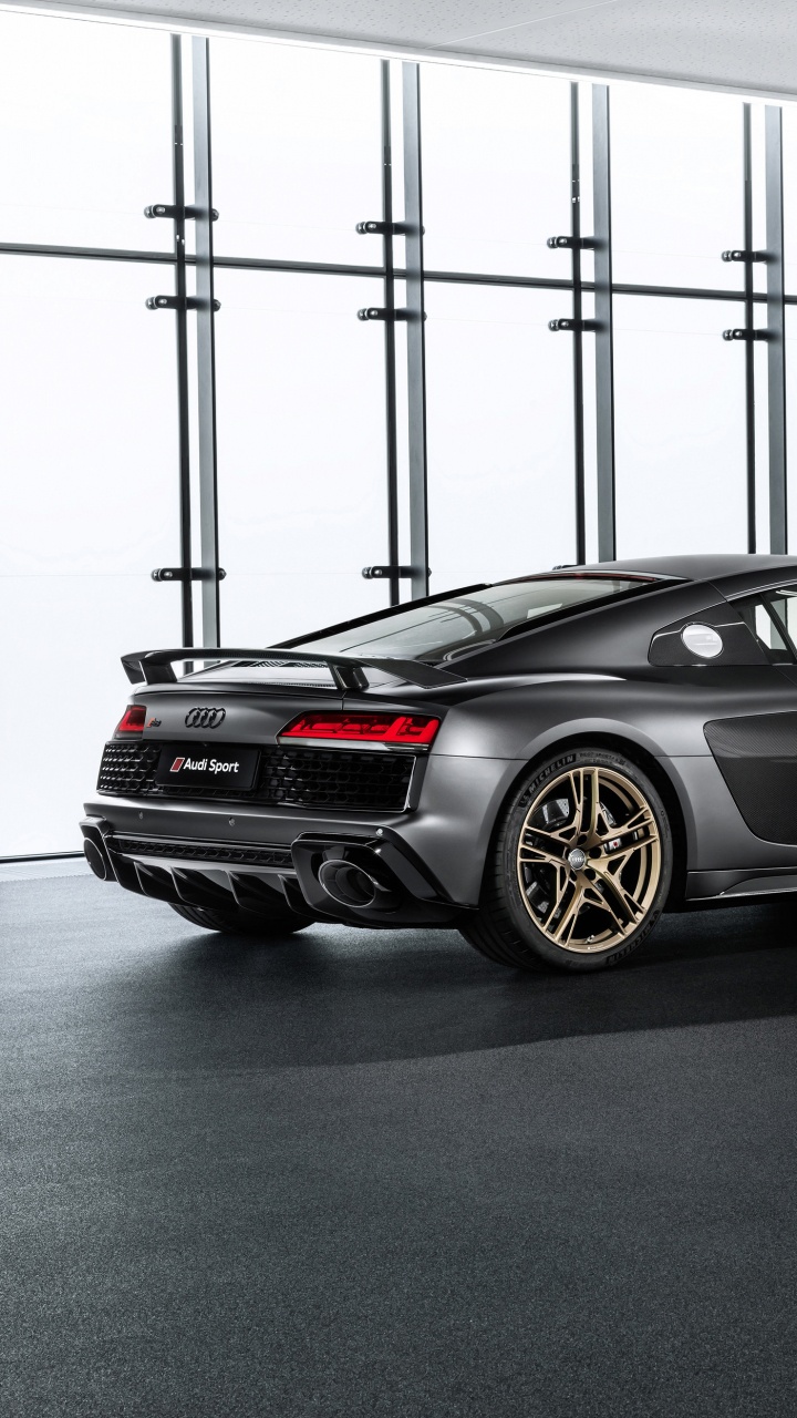 奥迪R8十年, 2020年奥迪R8, 奥迪, 奥迪r8, 超级跑车 壁纸 720x1280 允许