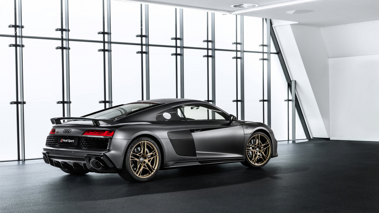 Porsche 911 Noire Garée Dans Une Chambre. Wallpaper in 1280x720 Resolution