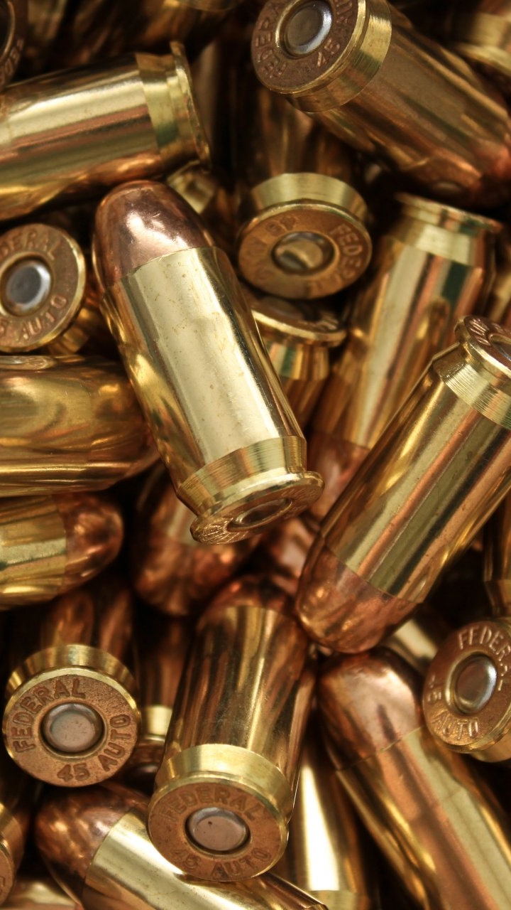 Ammunition, Metal, Bullet, Brass, Gun Accessory. Wallpaper in 720x1280 Resolution