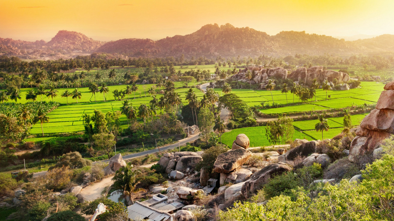 山站, 农村地区, 多山的地貌, 旅行, 农业 壁纸 1280x720 允许