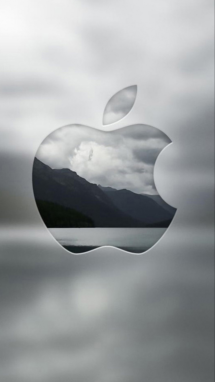 Apple, 白色, 黑色和白色的, 天空 壁纸 750x1334 允许