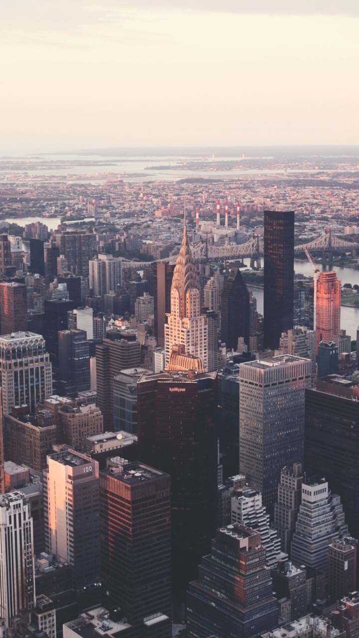 Aerial View of City Buildings During Daytime. Wallpaper in 720x1280 Resolution